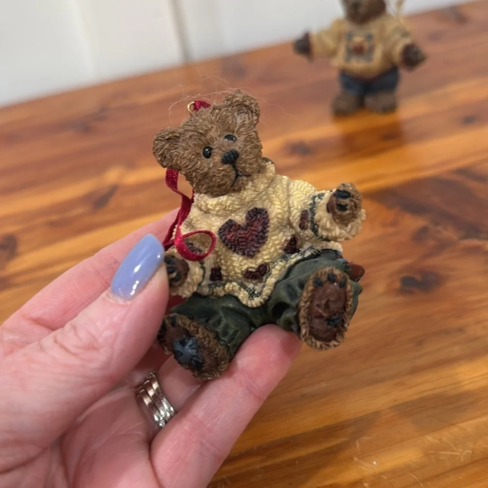 Vtg 1996 & 1997 Boyds Bears Ornaments Set of 4